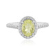 Anello in argento con Quarzo Limone