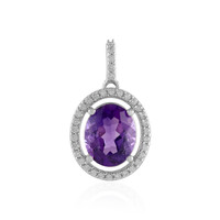 Sibirischer Amethyst-Silberanhänger