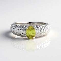 Anello in argento con Sfene
