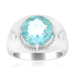 Bague en argent et Fluorite du Braldu (Pallanova)