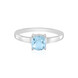 Bague en argent et Topaze bleu ciel