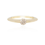 Gouden ring met een I2 Champagne Diamant (de Melo Gold)