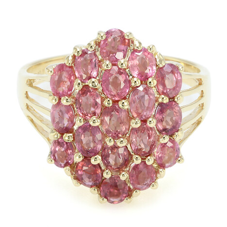 Bague en or et Saphir Padparadscha non chauffé (AMAYANI)