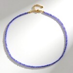 Collana in argento con Tanzanite