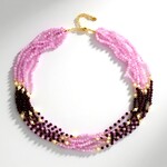 Collana in argento con Kunzite (Riya)