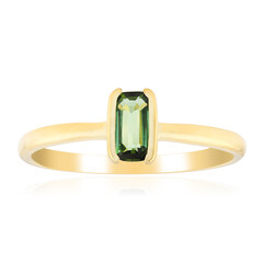 Benedito Green Tourmaline Silver Ring
