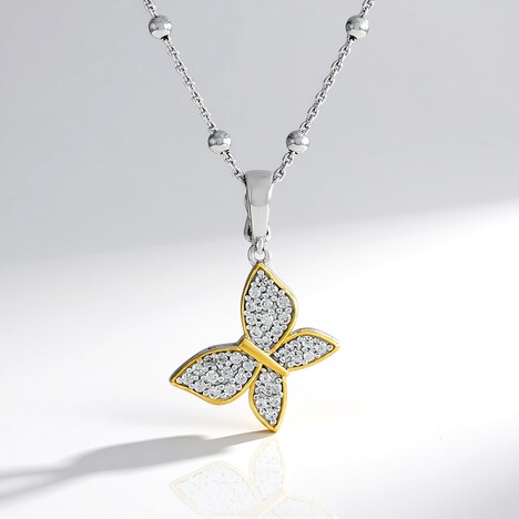 Collana in argento con Zircone (Dallas Prince Designs)