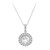 Collar en plata con Topacio blanco