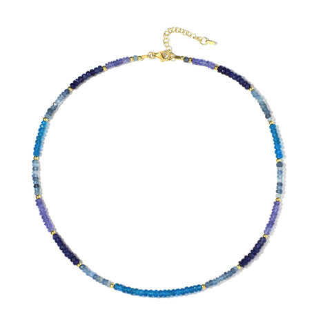 Collana in argento con Acquamarina Santa Maria (Riya)