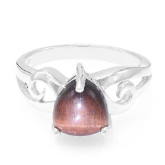 Red Tiger´s Eye Silver Ring