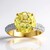 Anello in argento con Citrino Limone (Adela Silber)