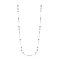 Weißer Topas-Silbercollier (Dallas Prince Designs)