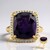 Anello in argento con Ametista del Marocco