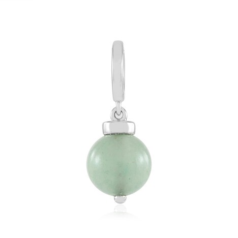 Colgante en plata con Aventurina verde (MONOSONO COLLECTION)