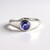 Anello in argento con Tanzanite