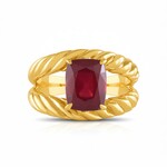 Madagaskar-Rubin-Silberring (de Melo Essence)