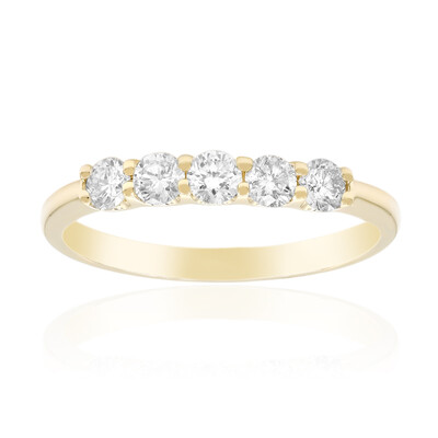 Bague en or et Diamant I1 couleur (I) (CIRARI)