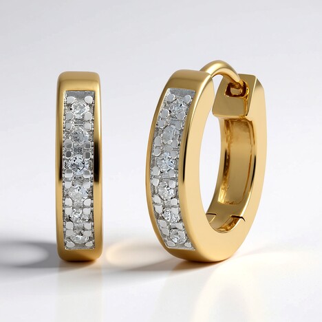 Orecchini in oro con Diamante PK (I)