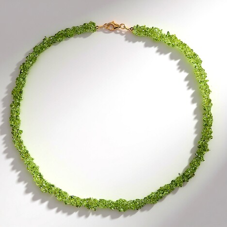 Collana in argento con Peridoto