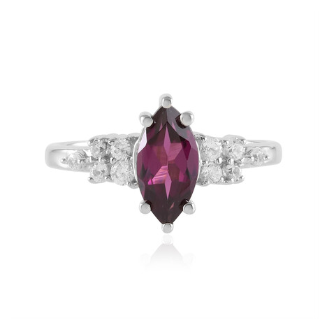 Anillo en plata con Rodolita Naktamunda