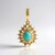 Ciondolo in argento con Turchese