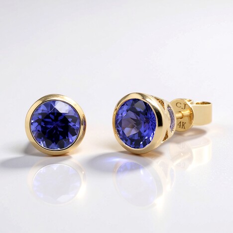 Orecchini in oro con Tanzanite AAA (CIRARI)