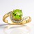 Anello in oro con Peridoto Jilin (de Melo Gold)