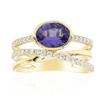 Bague en or et Tanzanite AAA (CIRARI)