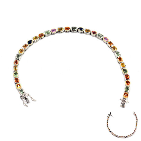 Edelstein-Silberarmband (Dallas Prince Designs)