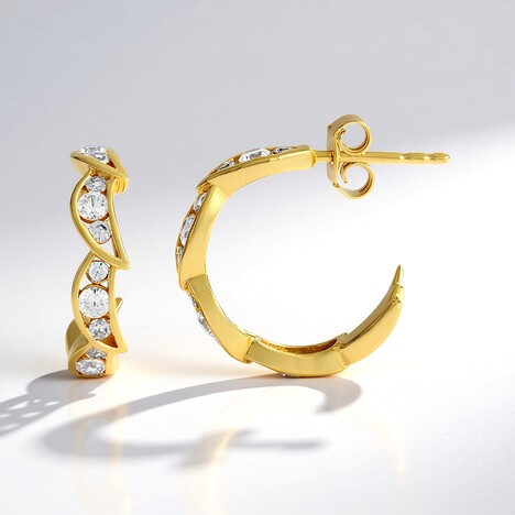 Orecchini in argento con Zircone (de Melo Essence)