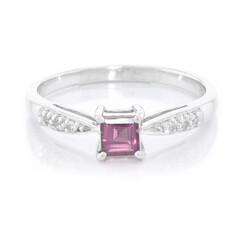 Anello in argento con Rodolite Rajasthan
