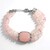 Bracciale in argento con Calcedonio Rosa