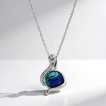 Collana in argento con Gemma