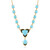 Collar en plata con Turquesa bella durmiente (Faszination Türkis)