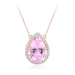 Collana in argento con Kunzite