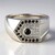 Anello in argento con Diamante Nero