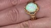 Zilveren ring met een Welo-opaal (Gems en Vogue)