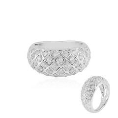 Anillo en plata con Zircón (de Melo)
