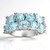 Anello in argento con Topazio Blu Cielo