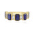 Anello in argento con Zaffiro Blu del Madagascar