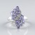 Anello in argento con Tanzanite