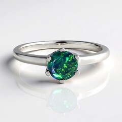 Anello in argento con Opale Mezezo