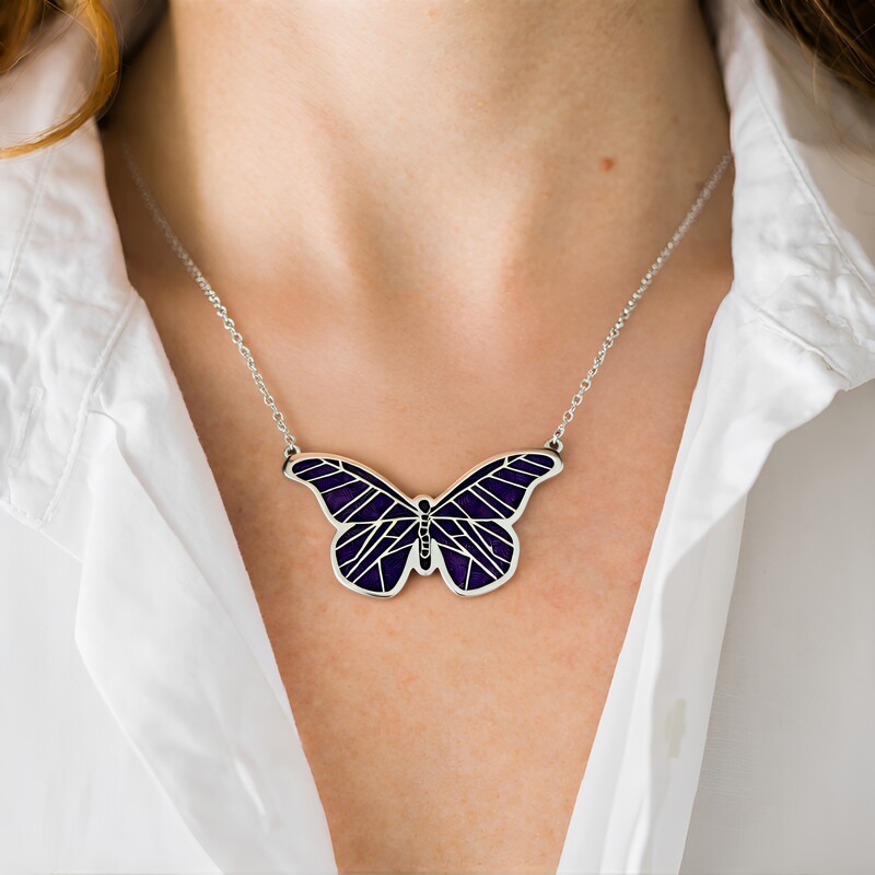 Collier en argent (Adela Silber)