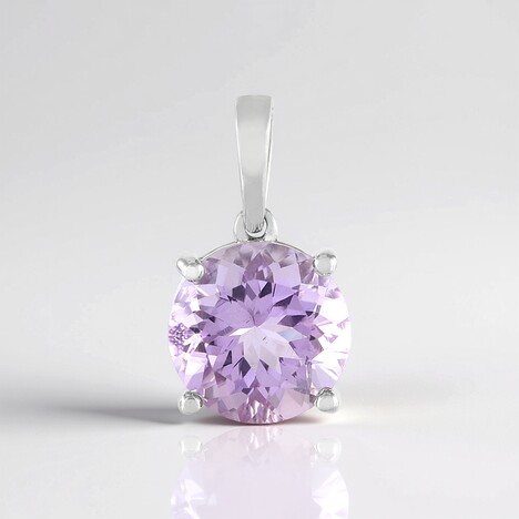 Ciondolo in argento con Ametista Rose de France