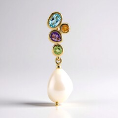 Ciondolo in argento con Perla d'Acqua Dolce Bianca (TPC)