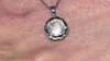 Colgante en plata con Piedra del sol de Oregón