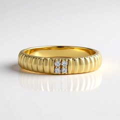 Anello in oro con Diamante I2 (H) (de Melo Gold)