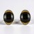 Orecchini in argento con Legno Fossile (dagen)