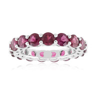Rhodolite Silver Ring