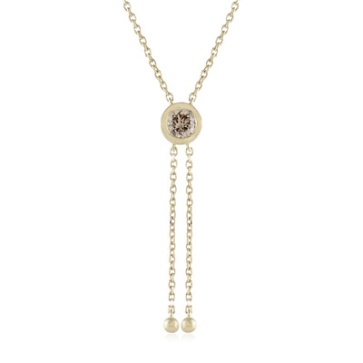 Collier en or et Diamant champagne I2 (de Melo)